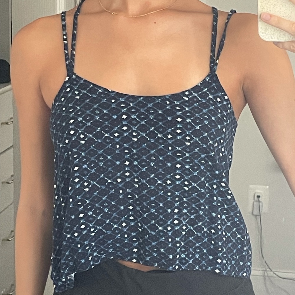 strappy crop tank